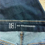 No Boundaries New with tags  super high rise crop curvy dark wash jeans in size 9 Photo 4