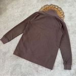 Athleta  Cozy Karma Side Zip Funnel Neck in Coffee House Size ST Photo 4