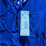 American Dream Blue Ruffled Smocked Sundress Photo 2