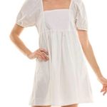Draper James  Women's Puff Sleeve Dress size XL in white Photo 0