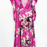 Pat Bo Grace Pink Floral Print Puff Photo 2