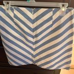 She & Sky Blue Striped Skirt Photo 1