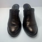 Born Bronze Leather Mules Size 6 Brown Photo 0