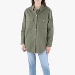 Jessica Simpson Women's Tenley Button Up Overshirt Jacket Shacket Size M Photo 5
