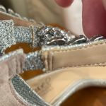 BADGLEY MISCHKA JEWEL BRONWEN SILVER EMBELLISHED EVENING WEDDING PROM SIZE 8 Photo 10