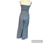 Altar'd State Altar’d State Bauer Jumpsuit Pastel Stripes Belted Wide Leg Bandeau Top Size S Photo 4