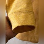 Madewell Brushed Herringbone Knit Shirt Jacket in candle flame color Photo 7