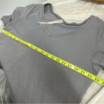 Lululemon  size 6 Gray V-Neck Women's Top FLAWED Photo 6