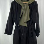 Gallery Vintage  Hooded Jacket in‎ Black Green Size Small Photo 0