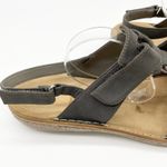 Rieker Womens EU 42 Regina Sandals Comfort Gray Adjustable Faux Leather Summer‎ Size 10 Photo 3