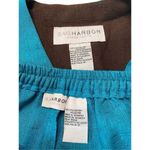 Sag Harbor 2Pc Pant Suit Professional Business Beaded Formal Wedding Office Blue Size 6P Photo 4