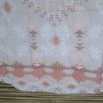 Say What? Say What? M Cowgirl Tribal Zip Front Orange Pretty Powder Pink Puff Vest Photo 1