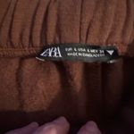 ZARA Chocolate Brown Joggers Photo 2