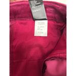 Paige Women's Leenah Velvet Flat Front Flared Trousers in Berry Jam. Size 33 Photo 4