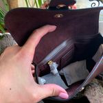 Coach Authentic LEATHER COLORBLOCK crystal butterfly flap Crossbody Photo 8