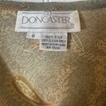 Doncaster  Vintage Silk Paisley Print Sleeveless Blouse Photo 2