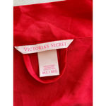 Victoria's Secret Women's  Red Satin Robe M/L Photo 1