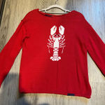 Wild Fable  Red Lobster Knit Boatneck Sweater Photo 0