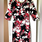 White House | Black Market WHBM womens size 6 Sheath Dress Draped neck Photo 4