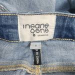 Insane Gene Distressed Denim Bermuda Shorts Women’s Size Small Cutoff Jorts Blue Photo 8