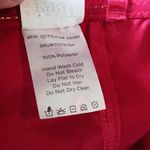 Spirit  Halloween Women's Red Ruffle Satin Lace Up Corset Top Cosplay Costume L Photo 5