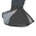 Loft  Striped Knotted Open Skirt Tank Top Dress Photo 2