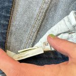 Reformation Mid Rise Slim Distressed Medium Wash Raw Hem Ankle Crop Jeans 25 Photo 12