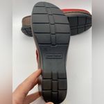 Josef Seibel Carole mule in red leather size 39 or 8. New with box Photo 5