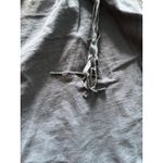 American Eagle Tank Womens Small Blue Crochet Trim Babydoll Y2K Boho Tie Photo 5