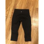 Lululemon  4 Black Crop Leggings Athletic Lounge Yoga Photo 2