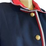 Talbots BLUE, RED & WHITE COTTON TRENCH JACKET (22W) Photo 7