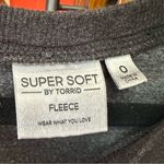 Torrid EUC Mushroom Classic Fit Fleece Long Sleeve Sweatshirt 25β p2p, sz 0/12W Photo 5