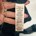 Free People  Dark Teal Sheer Ruffle Sleeve Top Photo 7