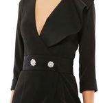 Mac Duggal NWOT 55692 Three Quarter Sleeve Ruffle Neck Dress Photo 1