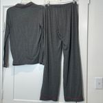 Gilligan & Omalley Charcoal Pajama Set with Fuchsia Trim size S/XS. Gray Photo 7