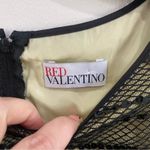 RED Valentino Sequin Mesh Tulle Mini Dress Black Nude IT 44 US 8 Party Glam Photo 2