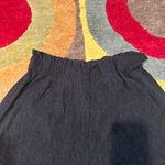 ZARA Women Thin Black High Waisted Wide Leg Cropped Gaucho Pants Size Small Photo 1