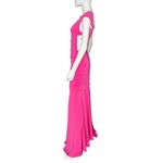 Rene Ruiz Hand Draped 2 in 1 Zip Off Stretch Knit Dress Pink Women’s Sz 6 NWT Photo 4