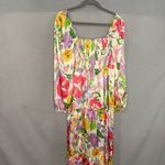 143 Story  By LineUp Floral Maxi Dress Smocked Bodice Spring Easter Medium Modest Photo 7