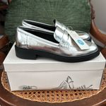 A New Day NIB Jordan Silver Metallic Memory Foam Loafer Shoes Photo 3