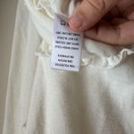 Sadie & Sage Cream Ruffle Sweater Medium Photo 7