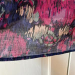 Isabel Marant Etoile Maria Brushstrokes Blouse Abstract Floral Print Cotton Top Photo 13