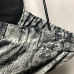 Vince Camuto NWT WO SIZE 3X GRAY SNAKESKIN BLOUSE ELASTIC ON SHOULDERS LINED Photo 6