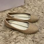 Gold bejeweled flat dress shoes size 6 NEW Photo 3