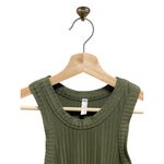 Free People  Movement Blissed Out Tank Top Olive Green Size M Photo 7