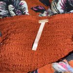 Free People  Is Hot To Trot Floral Print Strapless Front Wrap Mini Dress Photo 4