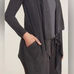Barefoot Dreams CozyChic Ultra Lite® Hi/lo Cardigan in Carbon Grey Photo 3