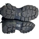 Diane Von Furstenberg DVF Diane Von Furstenburg black leather heeled back zip boots size 7.5 M Photo 13