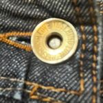 Moschino Love  Denim Mini Skirt Stretchy Blue Jeans Skirt Size L 36" Waist Photo 1