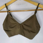 SKIMS  Green Seamless V‎ Bra Size Small Photo 0